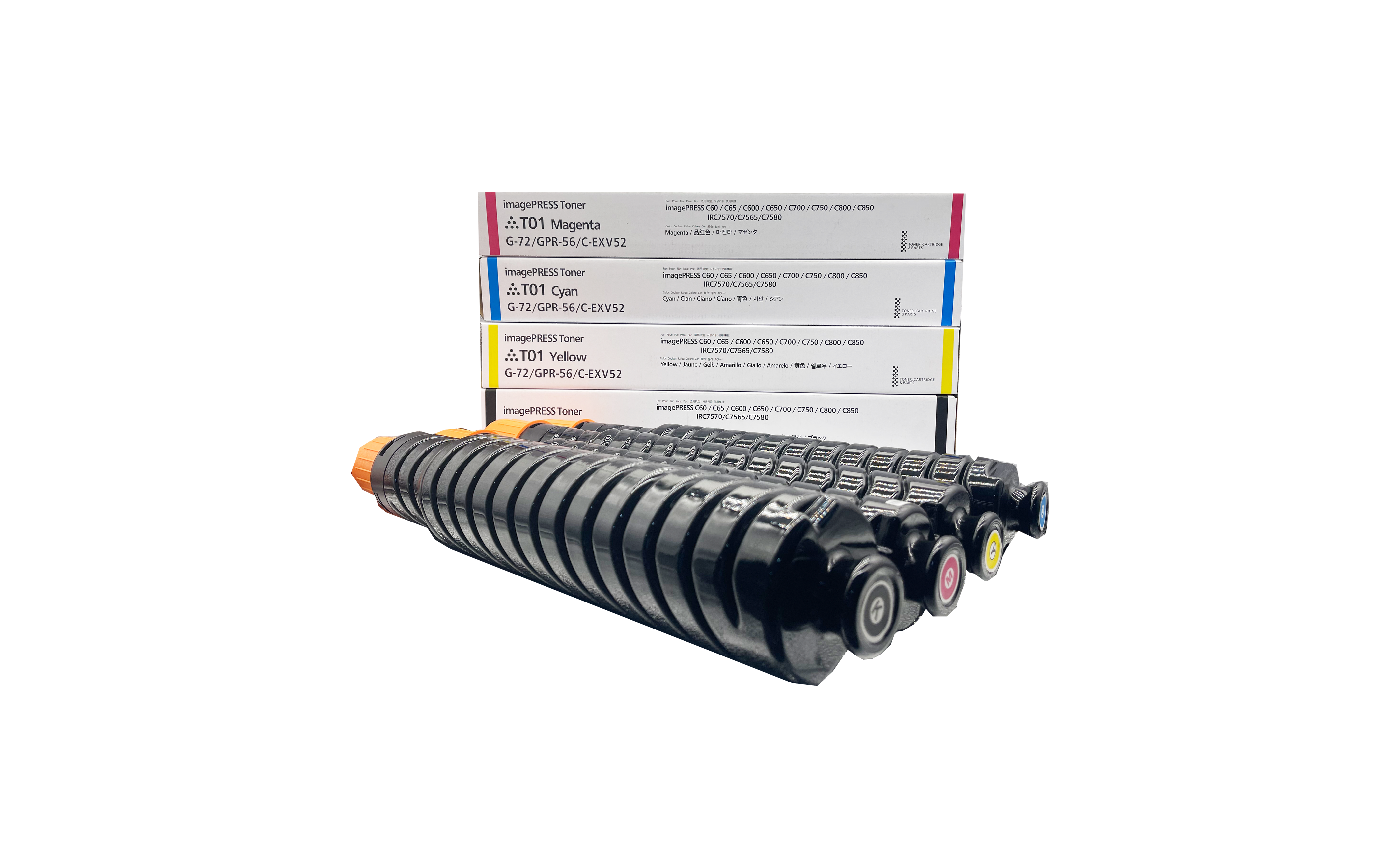 Canon T01 G72 GPR-56 C-EXV52 T07 IRC7570 C7565 C7580 Compatible Toner Cartridge