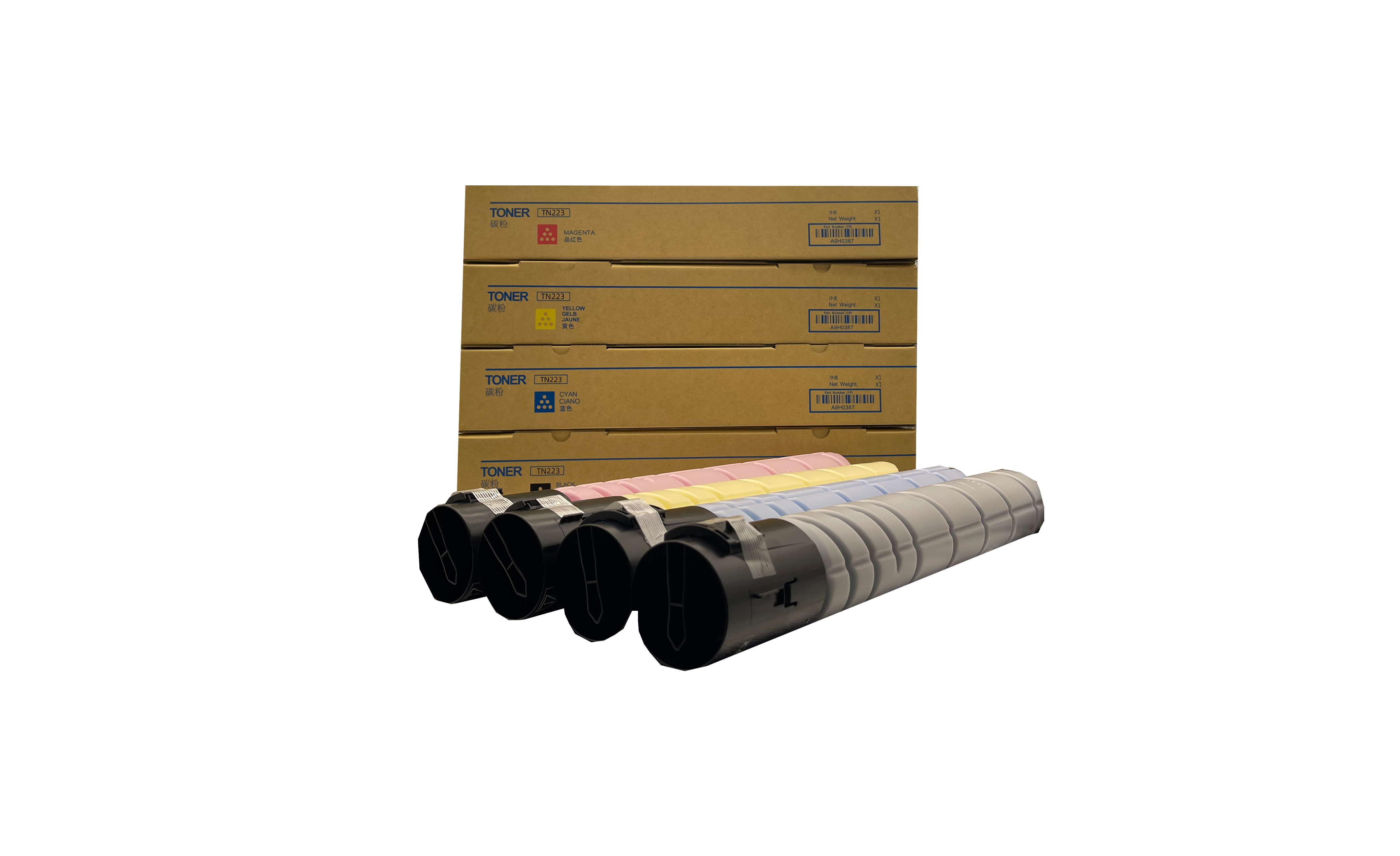 Konica Minolta TN223 224 ADT225 Bizhub C226 256 266 compatible Toner Cartridge High Yield