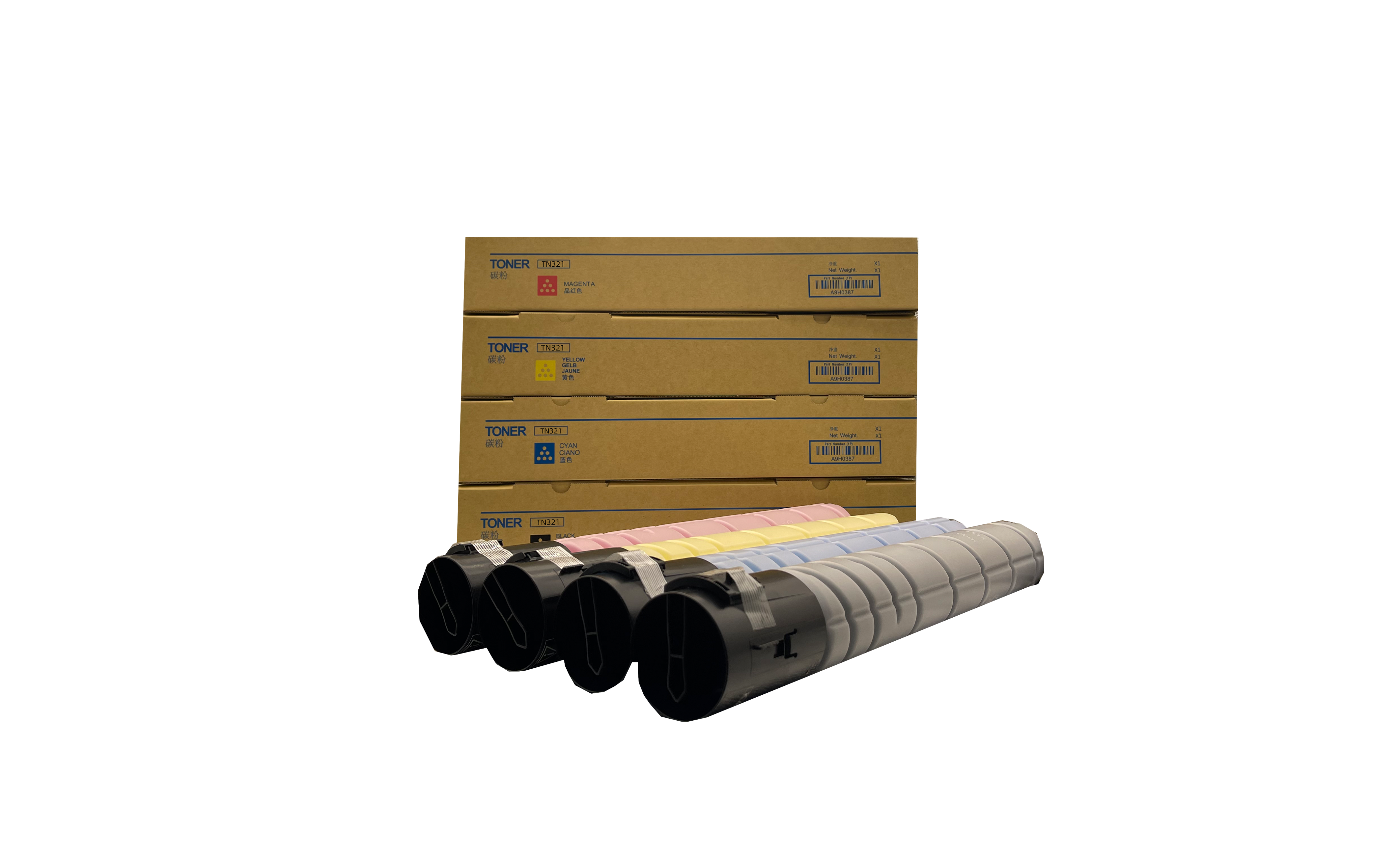 Konica Minolta TN321 TN220 TN221 TN227 TN228 AD223 compatible Toner Cartridge High Yield