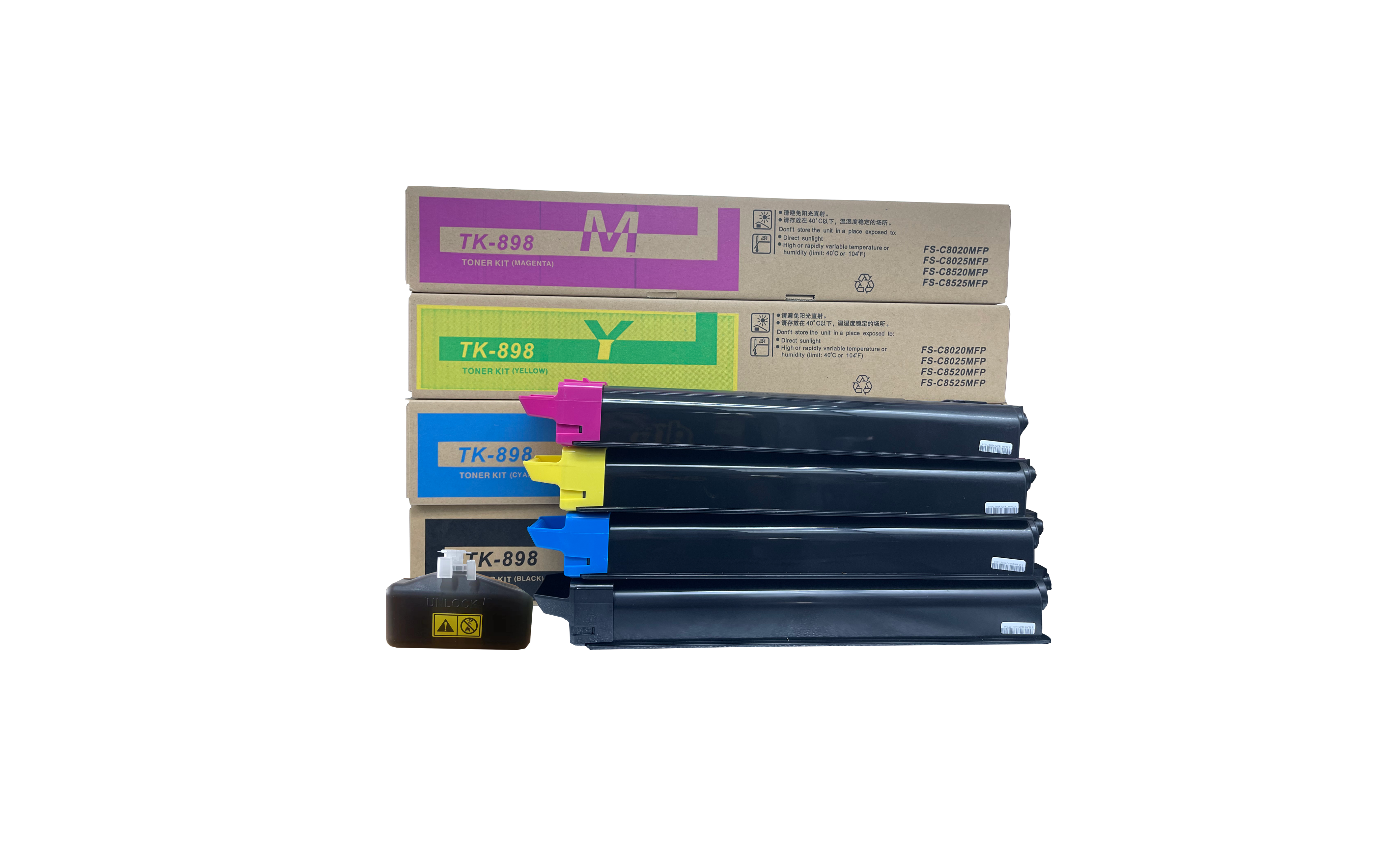 Kyocera TK895 896 897 898 899 FS-C2026MFP 2126MFP 2526MFP 2626MFP 5250DN compatible Toner Cartridge High Yield