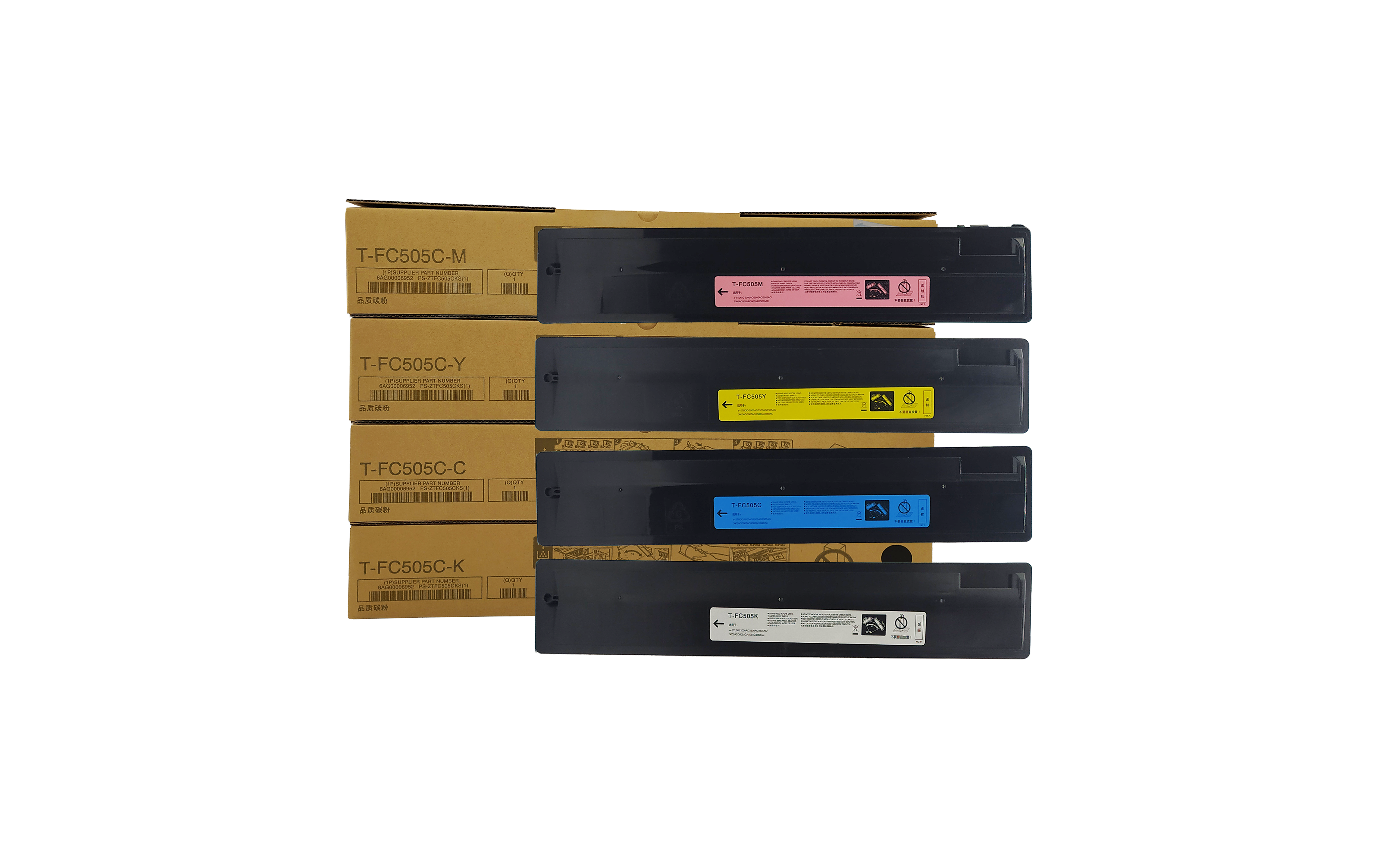 Toshiba T-FC505WW 2000AC 2500AC 2505AC 3005AC 3505AC 4505AC 5005AC compatible Toner Cartridge Low Yield